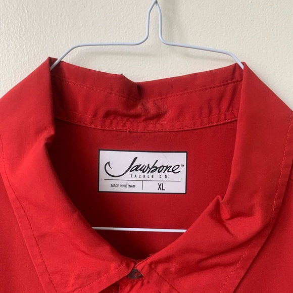 Jawbone Tackle Company Red Mens Shirt - Picture 4 of 6
